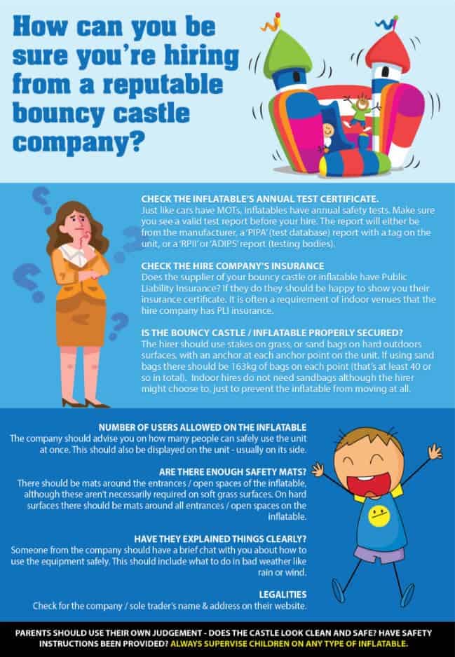 bouncy castle safety